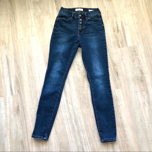 PacSun Hi-Rise button front jeggings jeans - Picture 4 of 5
